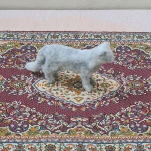 Alternative view of Dollhouse miniature cat 1/12 scale